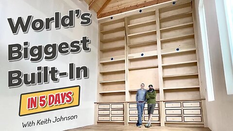 Worlds Biggest Built in Cabinets || Insane 5 Day Build