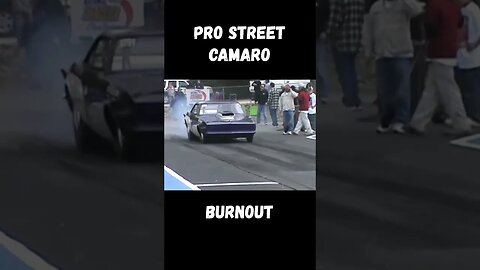 Pro Street Camaro Full Throttle Burnout! #shorts