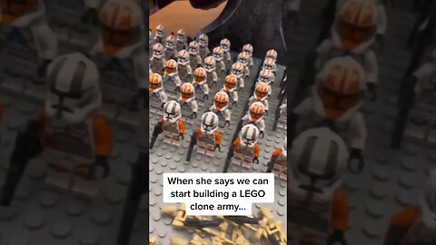 Building a LEGO Clone Army #shorts