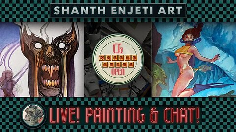 🔴 LIVE! Painting Comics | Live at the CG Waffle Lodge!