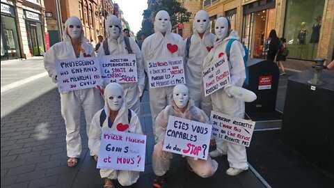 Les masques blancs le 11 Juin 2022 à Toulouse