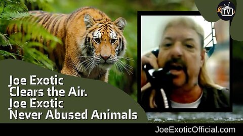 Joe Exotic the Tiger King NEVER Abused Animals