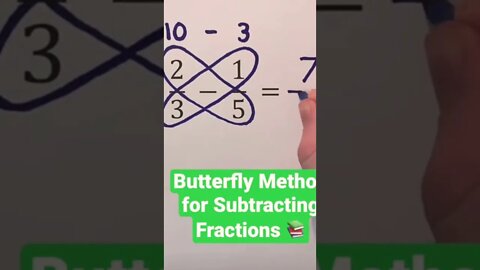 Fraction subtraction trick (Jae Academy)