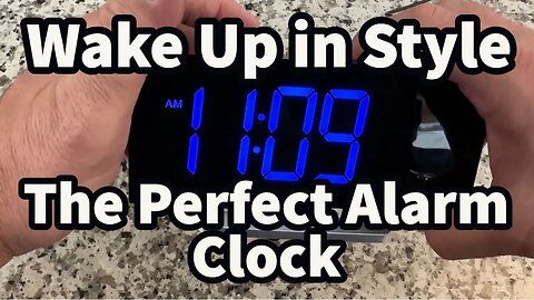 Wake Up In Style Get The Perfect Alarm Clock for Your Bedroom!