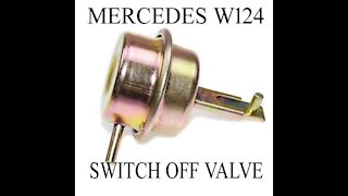 Mercedes Benz W124 - How to replace your switch off valve Car does not stop DIY