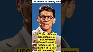 UFC Hall of Famer Frank Shamrock Talks About His Transition and Gratefulness w Pete A Turner on BIDS