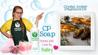 Soap Testing Crystal Amber Fragrance Oil- Natures Garden