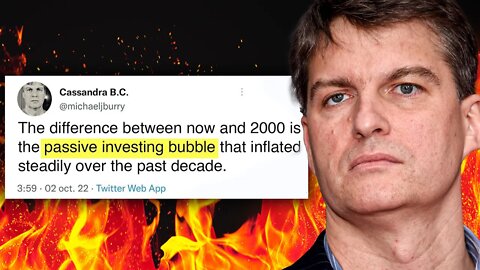 Michael Burry's Shocking Warning for the Index Fund Bubble in 2023