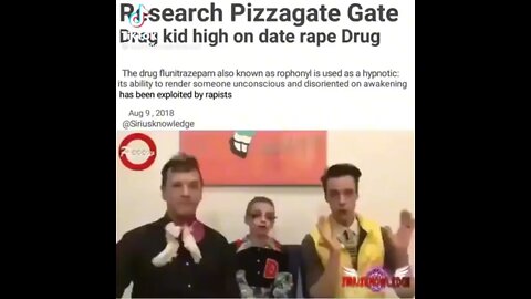 Research into Pizzagate date rape drug