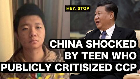 China shocked by teenagers who publicly criticized the CCP