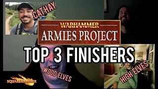 Warhammer Fantasy Battle Report TOP 3 FINISHERS VLOG Warhammer Armies Project