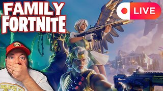Father and Son Play Fortnite! Live Stream