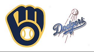 Brewers @ Dodgers. Game 3 of 3 Game Series. MLB the Show 24.
