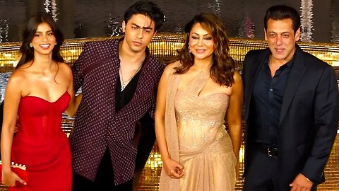 Salman Khan, Gauri Khan, Suhana Khan, Aryan Khan, Shahrukh Khan (Missing) at Nita Ambani Event