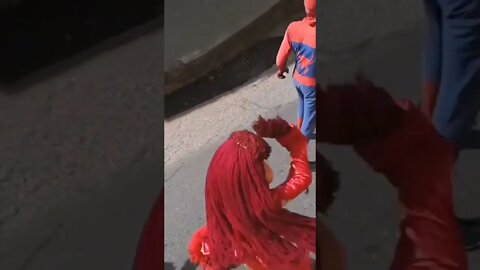 DANÇANDO FOFÃO, O MÁSKARA, BEN10 E HOMEM-ARANHA NA CARRETA DA ALEGRIA TREM BALADA, LIKE