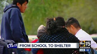 From school to shelter
