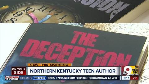NKY teen balances internship, signings for new book she authored