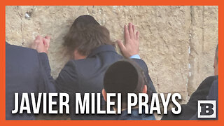 Argentinian President Javier Milei Prays and Weeps at the Western Wall in Jerusalem