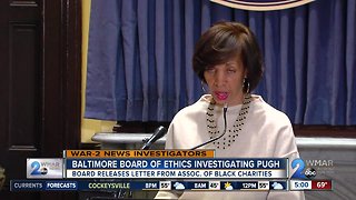 Baltimore Board of Ethics Investigating Mayor Pugh