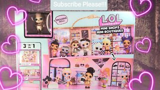 Lol Surprise Mini shops Mini Boutiques review