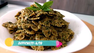 Simple and tasty pesto pasta recipe