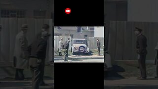 Boy Crashes Into Police Station 1943 [Restored Footage]