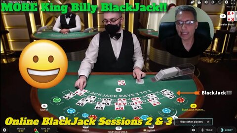 Online BlackJack Sessions 2 & 3 for December 20: It's Hard To Play Today
