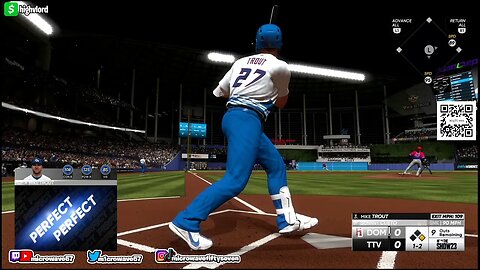 Mike Trout LASER BEAM HR at Loan Depot Park - MLB The Show 23