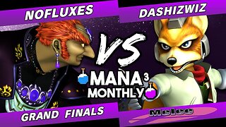 Mana Monthly 3 Grand Finals - NoFluxes (Ganondorf) vs DaShizWiz (Fox) Smash Melee Tournament
