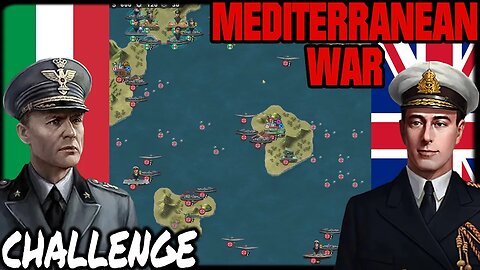 CHALLENGE MODE MEDITERRANEAN WAR! Updated World Conqueror 4
