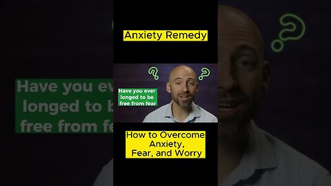 Anxiety, Fear and Worry Remedy #anxiety #anxietyrelief #shorts #shortvideo #fear #worry