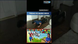 Treino do SUPER MARIO na VIDA REAL p/ PULAR + Alto🍄2 #Treino do #supermario #MARIOBROS #pliometria