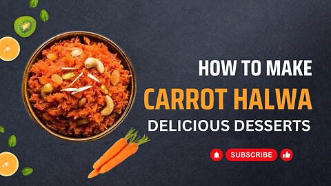 Gajar Ka Halwa Recipe | Homemade Carrot Halwa | Indian Dessert Recipe