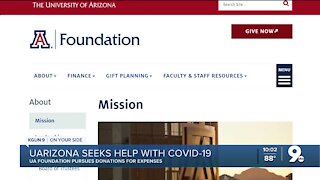 UArizona hopes donors can help with COVID-related expenses