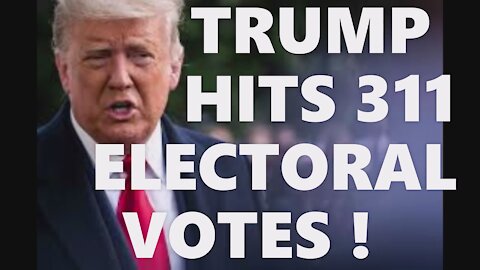 TRUMP 311 ELECTORAL VOTES 2020 ELECTION FRAUD HAMMER SCORECARD CIA DEEP STATE DOMINION SOFTWARE HAMR