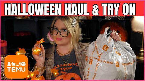 SILLY GOOSE THIS IS MY FAVORITE TEMU HAUL | #TEMU #temuunboxing #halloween