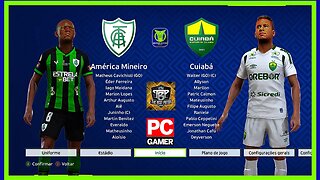 AMÉRICA MG X CUIABÁ - PES2021 PATCH THE BEST 9.9.1- BRASILEIRÃO 2023 - QUARTA RODADA