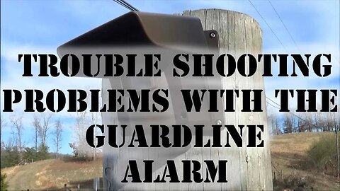 Guardline Review Update, Troubleshooting Problems With The Alarm, Driveway Alarm Not Working
