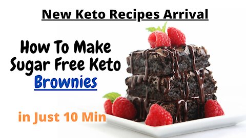 How To Make Sugar Free Keto Brownies - 2g Carbs Each