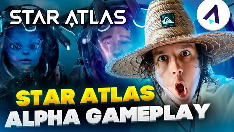 STAR ATLAS ALPHA GAMEPLAY WALKTHROUGH - PLAY TO EARN METAVERSE