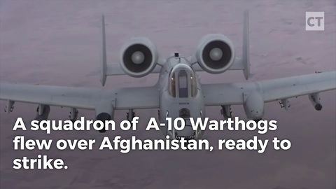 A-10 Wastes Taliban Truck, Redefines "Overkill" With 2nd Pass