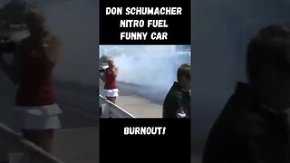 Don Schumacher Nitro Fuel Funny Car Epic Burnout! #shorts