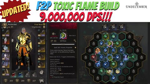 Toxic Flame Build Updated 9 million DPS
