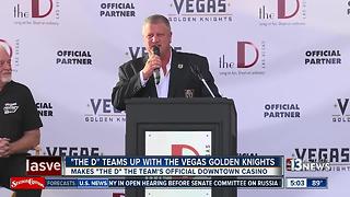 D Las Vegas announces partnership with Vegas Golden Knights