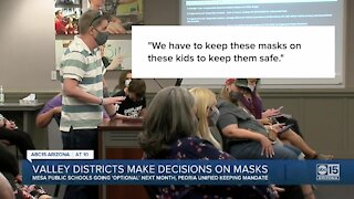 More Valley school districts decide on their mask policy