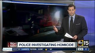 Police investigating Phoenix shooting as a homicide