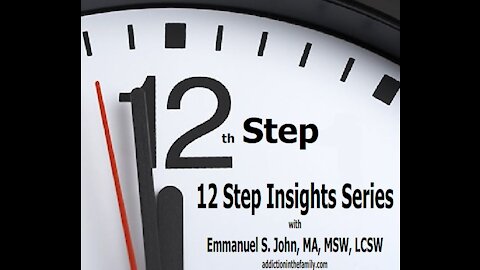 Step #12 from the 12 Stop Insights Series