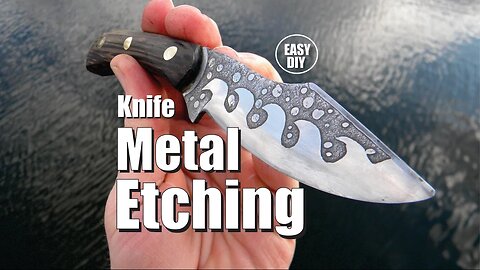 Easy Knife Metal Etching DIY