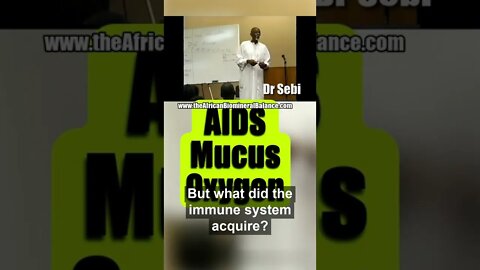 DR SEBI - AIDS, MUCUS & OXYGEN - WHAT BEST TO DO #shorts #drsebi #mucus #aids #healing