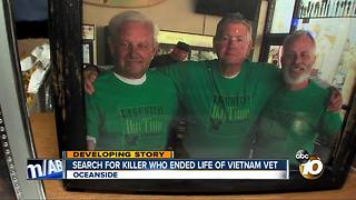 Search for a killer who ended life of Vietnam Veteran